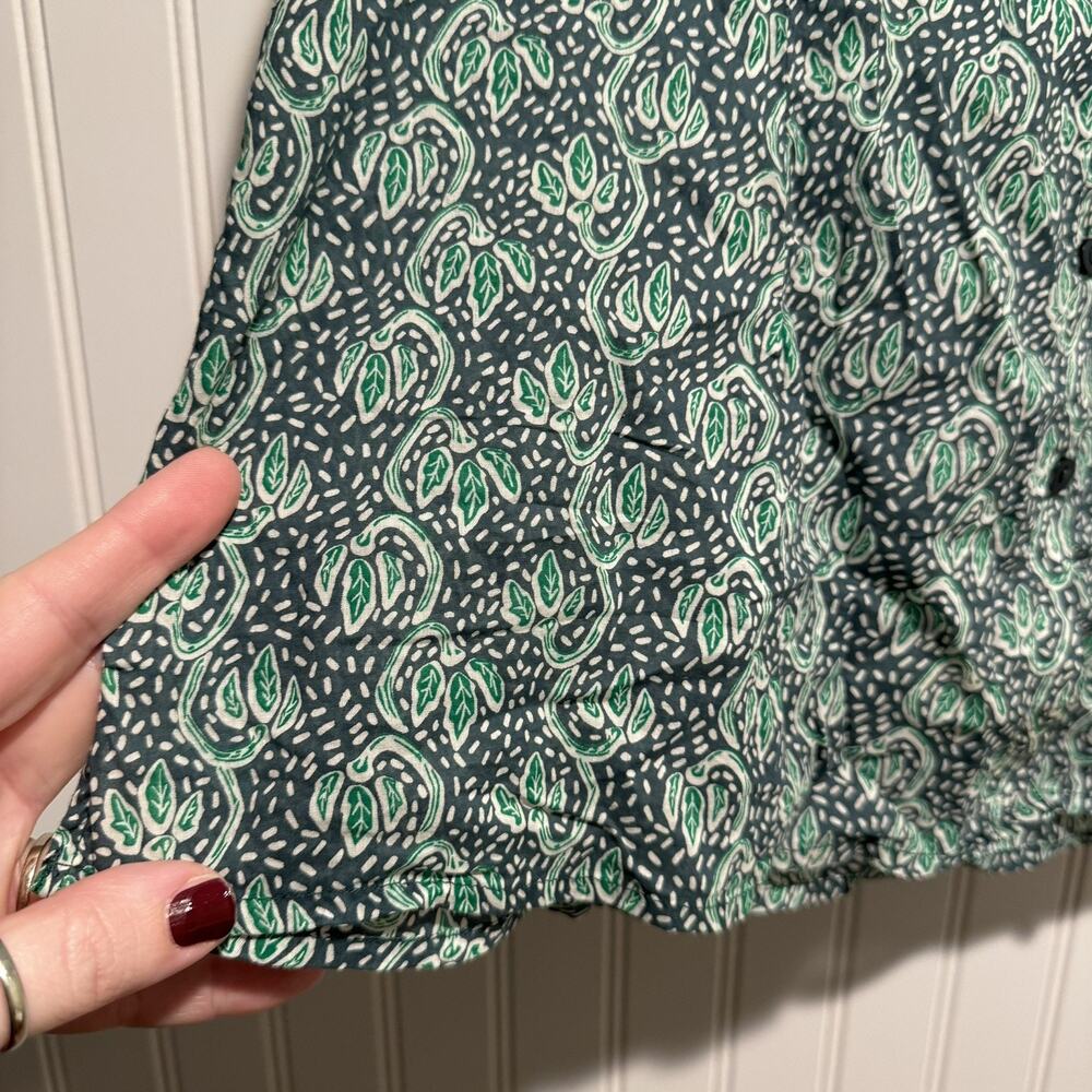 Seasalt Organic Cotton Mrs Treloar Shirt Short Sleeve Size 10 - Picture 2 of 6